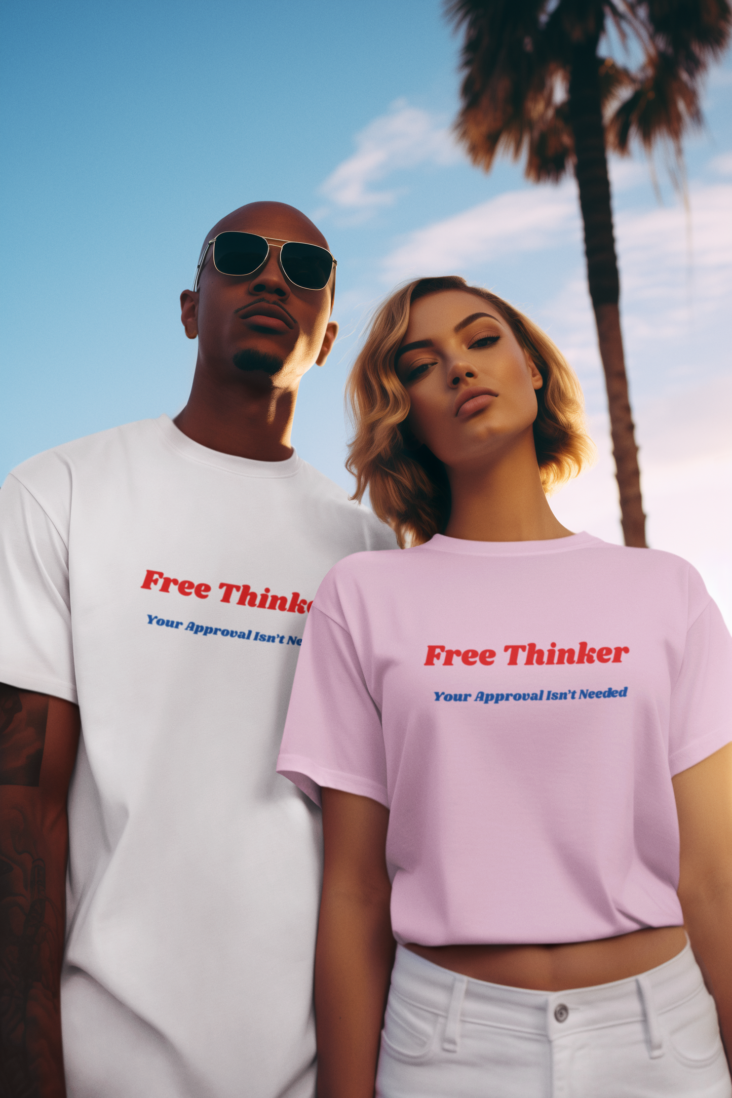 Free Thinker T-Shirt — "Your Approval Isn’t Needed" Unisex Casual Graphic Tee