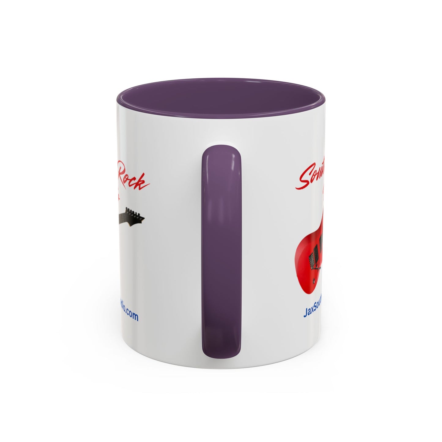 JAX Southern Rock Radio Accent Coffee Mug – Red Guitar Logo (11/15oz)