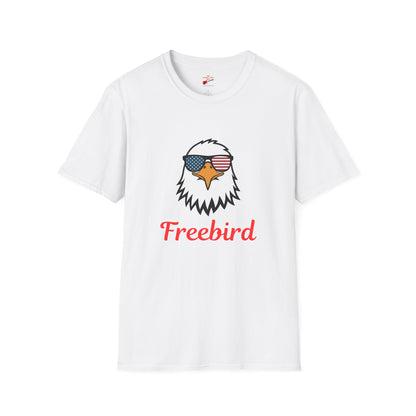 Freebird Eagle T-Shirt — Patriotic Sunglasses Graphic Tee