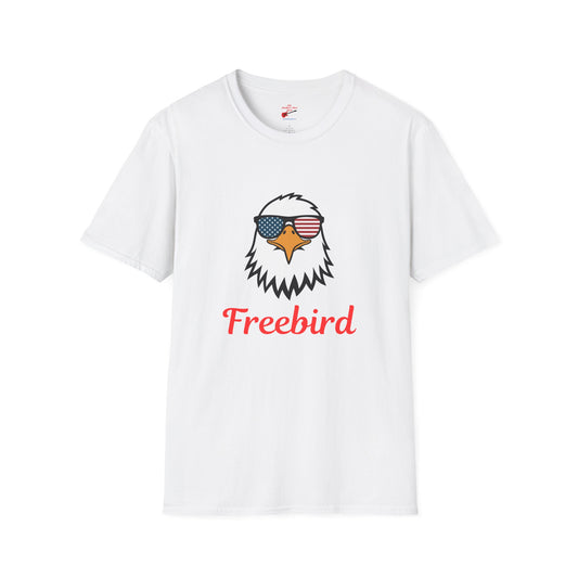Freebird Eagle T-Shirt — Patriotic Sunglasses Graphic Tee