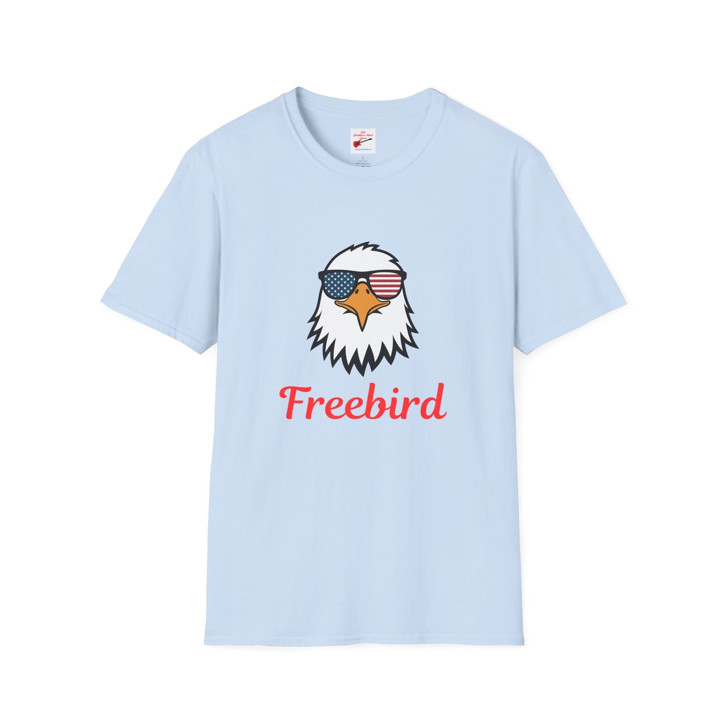 Freebird Eagle T-Shirt — Patriotic Sunglasses Graphic Tee