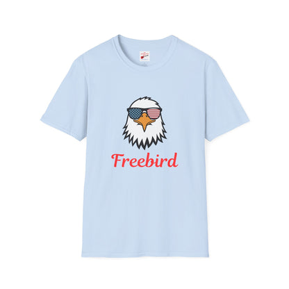 Freebird Eagle T-Shirt — Patriotic Sunglasses Graphic Tee