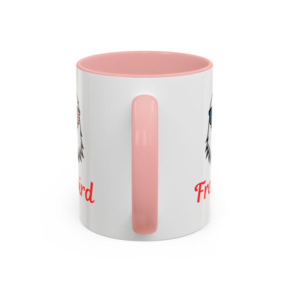 Freebird Eagle Accent Coffee Mug – Patriotic 11/15oz Coffee Cup