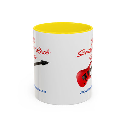 JAX Southern Rock Radio Accent Coffee Mug – Red Guitar Logo (11/15oz)