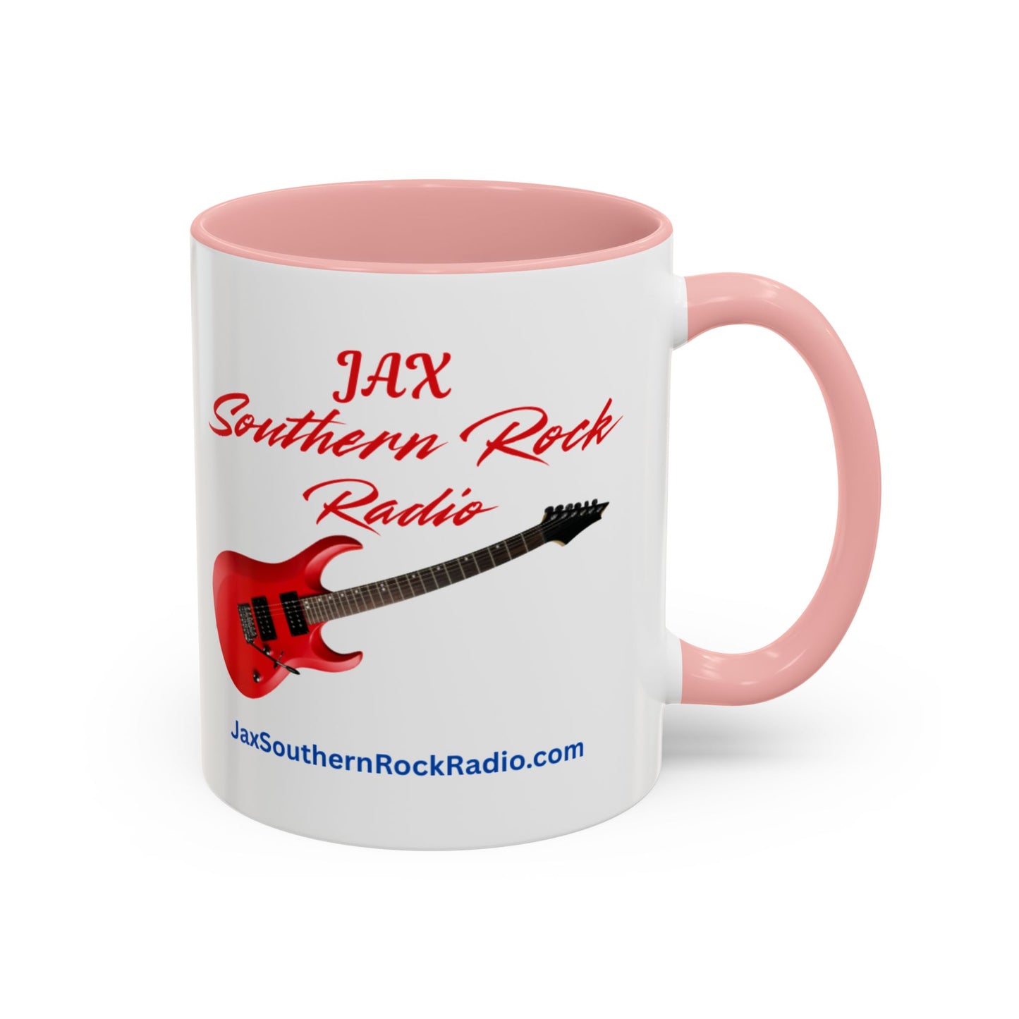 JAX Southern Rock Radio Accent Coffee Mug – Red Guitar Logo (11/15oz)