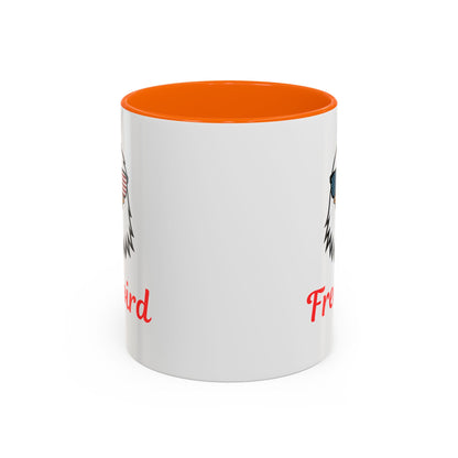 Freebird Eagle Accent Coffee Mug – Patriotic 11/15oz Coffee Cup