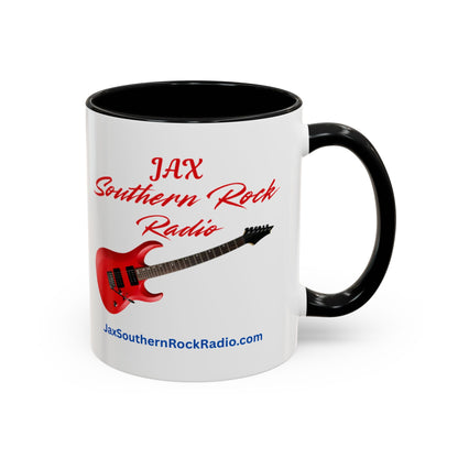 JAX Southern Rock Radio Accent Coffee Mug – Red Guitar Logo (11/15oz)
