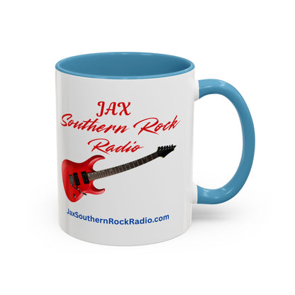JAX Southern Rock Radio Accent Coffee Mug – Red Guitar Logo (11/15oz)