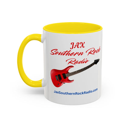 JAX Southern Rock Radio Accent Coffee Mug – Red Guitar Logo (11/15oz)