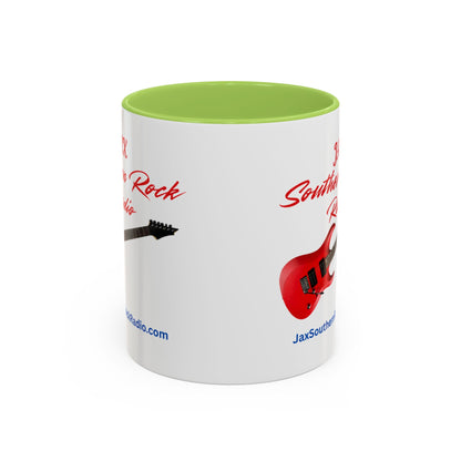JAX Southern Rock Radio Accent Coffee Mug – Red Guitar Logo (11/15oz)