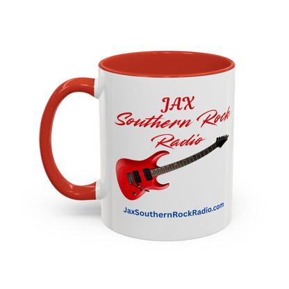 JAX Southern Rock Radio Accent Coffee Mug – Red Guitar Logo (11/15oz)