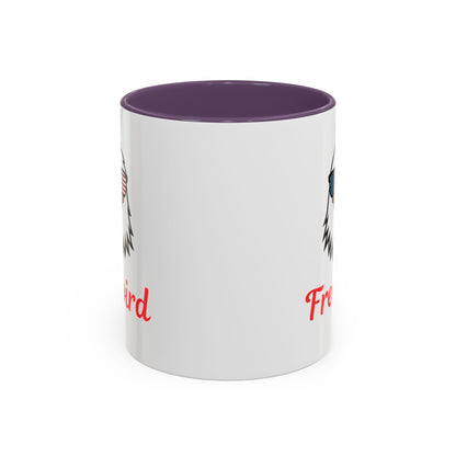 Freebird Eagle Accent Coffee Mug – Patriotic 11/15oz Coffee Cup