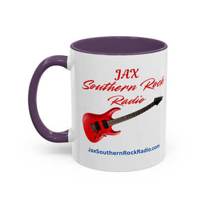 JAX Southern Rock Radio Accent Coffee Mug – Red Guitar Logo (11/15oz)