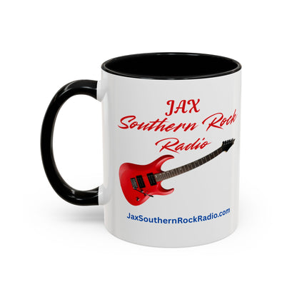 JAX Southern Rock Radio Accent Coffee Mug – Red Guitar Logo (11/15oz)