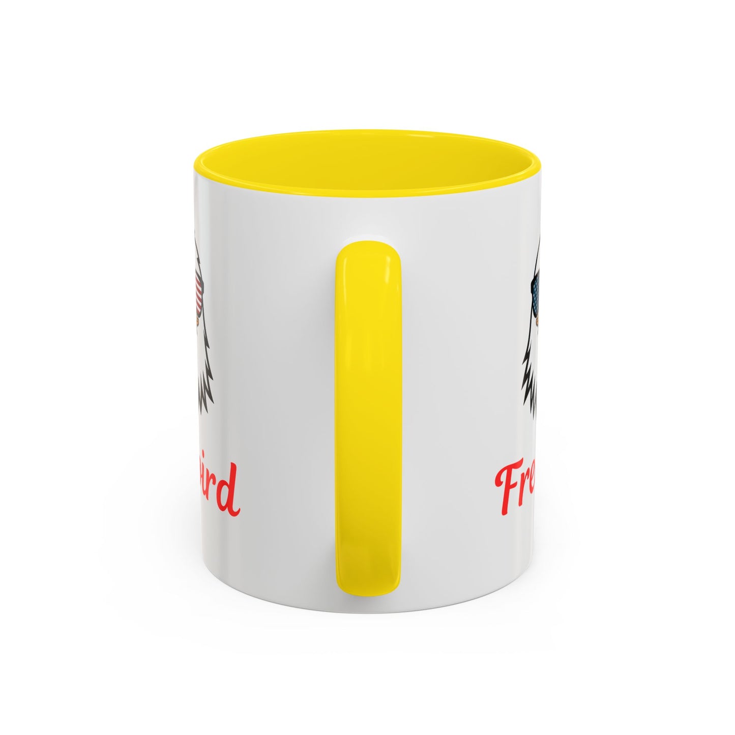 Freebird Eagle Accent Coffee Mug – Patriotic 11/15oz Coffee Cup