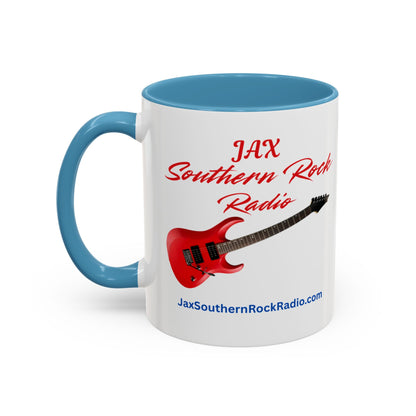 JAX Southern Rock Radio Accent Coffee Mug – Red Guitar Logo (11/15oz)