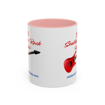JAX Southern Rock Radio Accent Coffee Mug – Red Guitar Logo (11/15oz)
