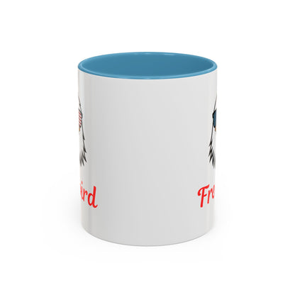 Freebird Eagle Accent Coffee Mug – Patriotic 11/15oz Coffee Cup