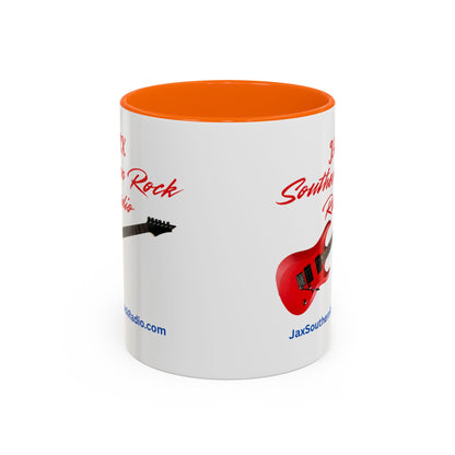 JAX Southern Rock Radio Accent Coffee Mug – Red Guitar Logo (11/15oz)