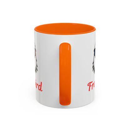 Freebird Eagle Accent Coffee Mug – Patriotic 11/15oz Coffee Cup