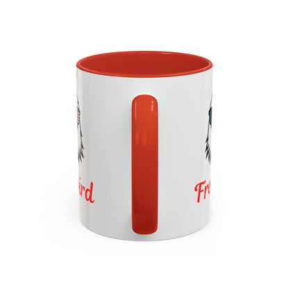 Freebird Eagle Accent Coffee Mug – Patriotic 11/15oz Coffee Cup