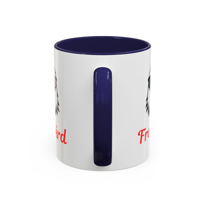 Freebird Eagle Accent Coffee Mug – Patriotic 11/15oz Coffee Cup