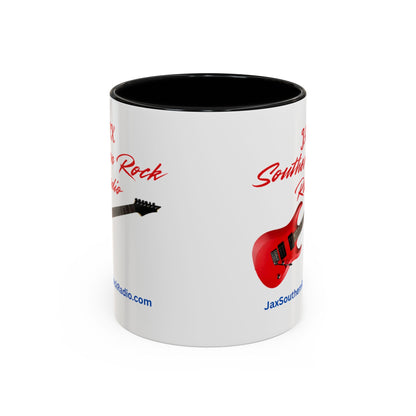 JAX Southern Rock Radio Accent Coffee Mug – Red Guitar Logo (11/15oz)