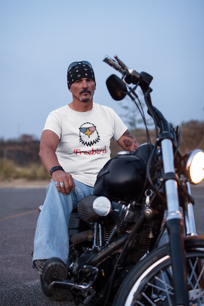 Freebird Eagle T-Shirt — Patriotic Sunglasses Graphic Tee