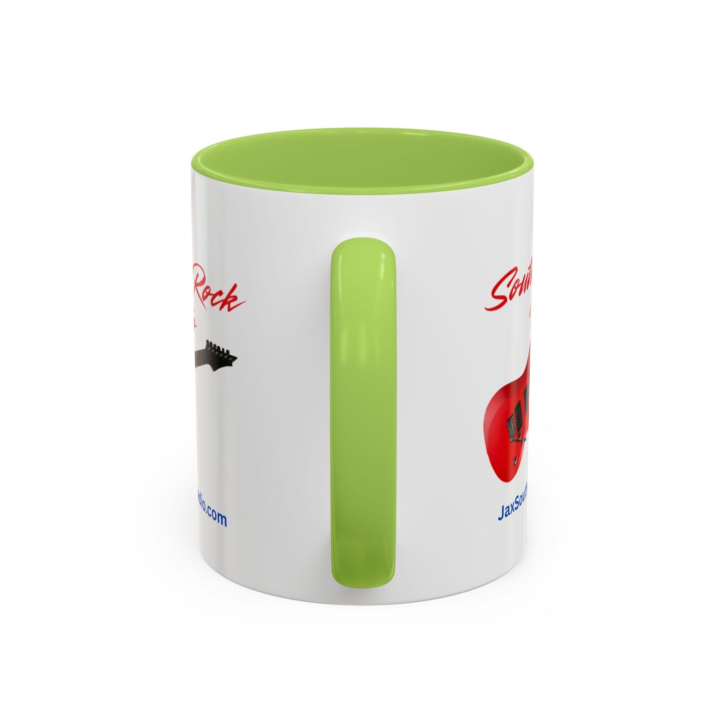 JAX Southern Rock Radio Accent Coffee Mug – Red Guitar Logo (11/15oz)