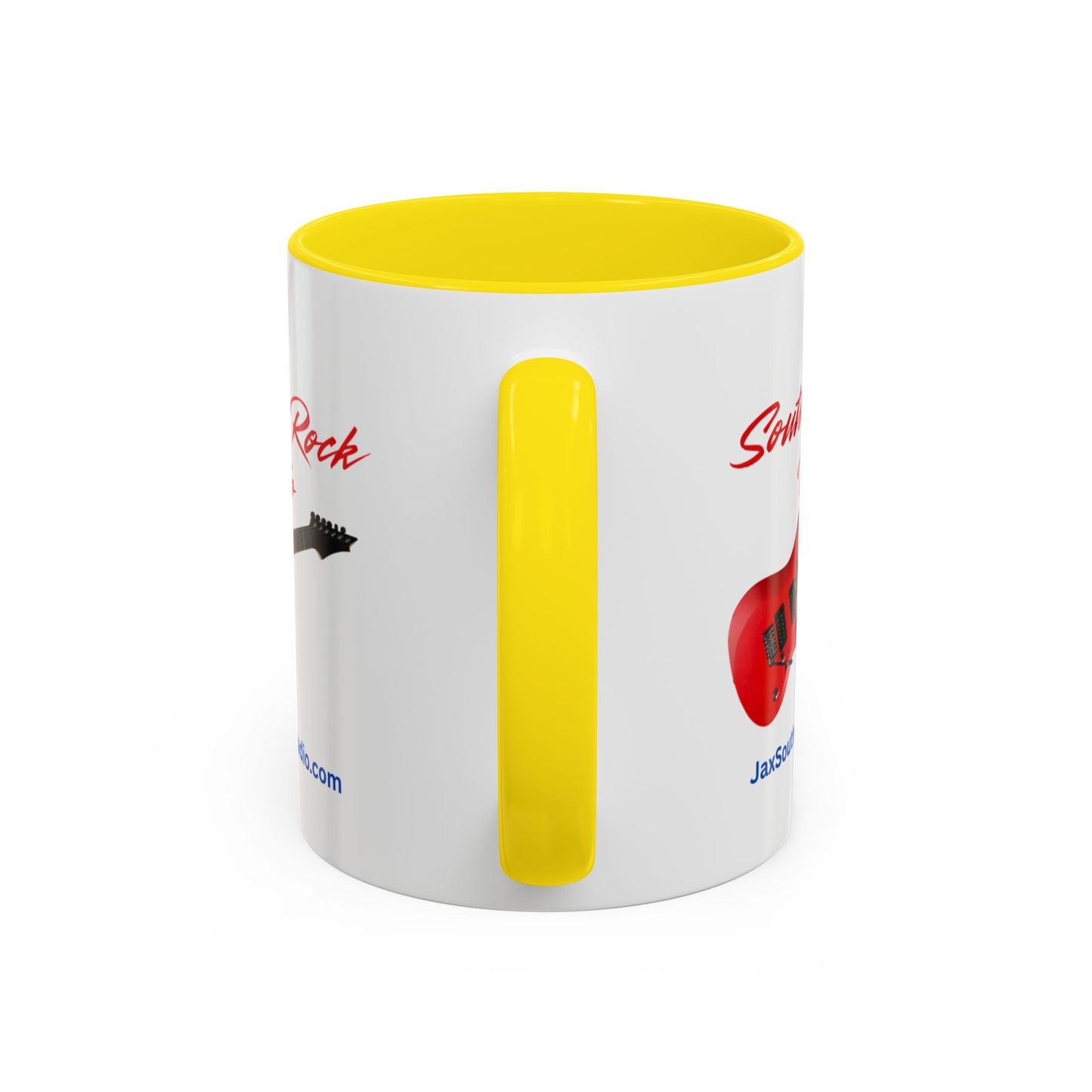 JAX Southern Rock Radio Accent Coffee Mug – Red Guitar Logo (11/15oz)