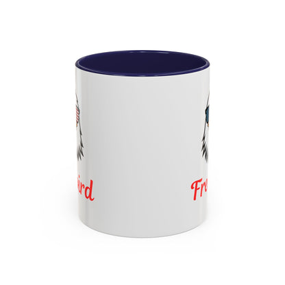 Freebird Eagle Accent Coffee Mug – Patriotic 11/15oz Coffee Cup