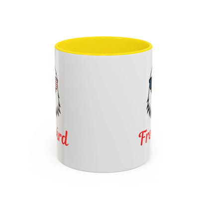 Freebird Eagle Accent Coffee Mug – Patriotic 11/15oz Coffee Cup