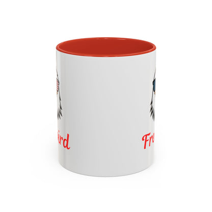 Freebird Eagle Accent Coffee Mug – Patriotic 11/15oz Coffee Cup