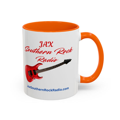 JAX Southern Rock Radio Accent Coffee Mug – Red Guitar Logo (11/15oz)
