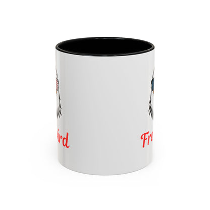Freebird Eagle Accent Coffee Mug – Patriotic 11/15oz Coffee Cup
