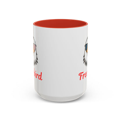 Freebird Eagle Accent Coffee Mug – Patriotic 11/15oz Coffee Cup