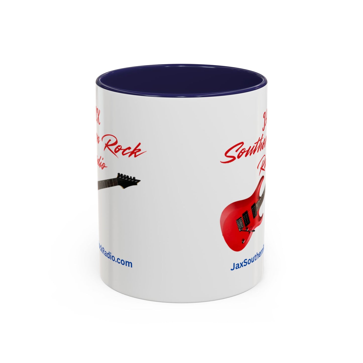 JAX Southern Rock Radio Accent Coffee Mug – Red Guitar Logo (11/15oz)