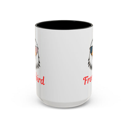 Freebird Eagle Accent Coffee Mug – Patriotic 11/15oz Coffee Cup