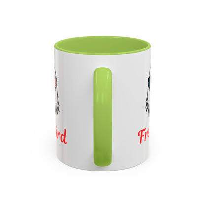 Freebird Eagle Accent Coffee Mug – Patriotic 11/15oz Coffee Cup