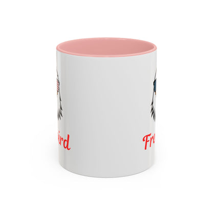 Freebird Eagle Accent Coffee Mug – Patriotic 11/15oz Coffee Cup
