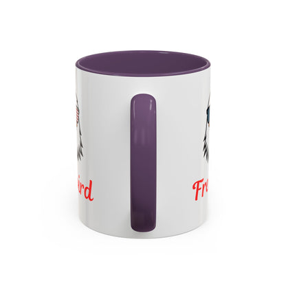 Freebird Eagle Accent Coffee Mug – Patriotic 11/15oz Coffee Cup