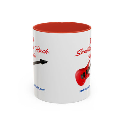 JAX Southern Rock Radio Accent Coffee Mug – Red Guitar Logo (11/15oz)