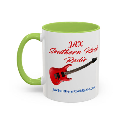 JAX Southern Rock Radio Accent Coffee Mug – Red Guitar Logo (11/15oz)