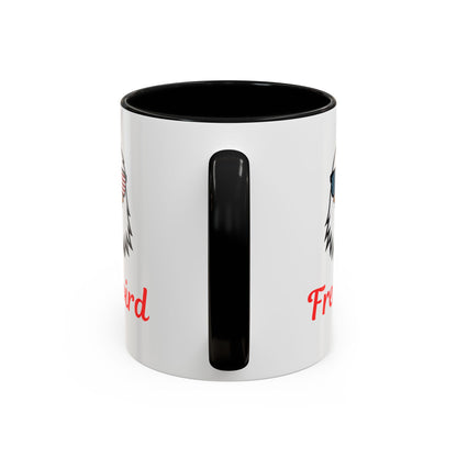 Freebird Eagle Accent Coffee Mug – Patriotic 11/15oz Coffee Cup